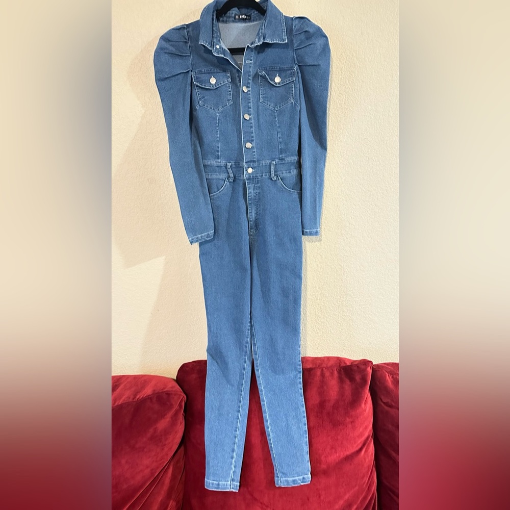 Denim jumpsuit